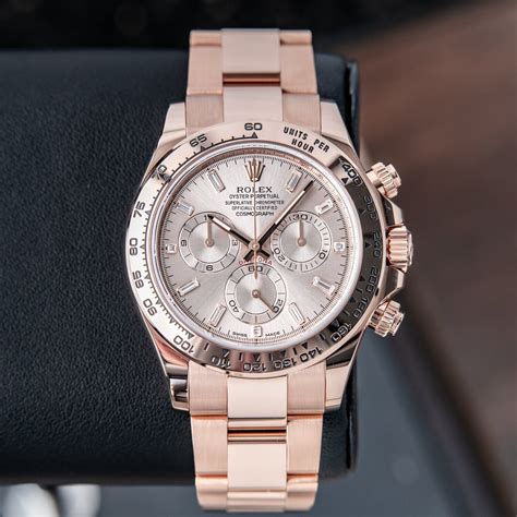 rolex daytona rose gold.|Rolex daytona value chart.